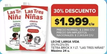 Las Tres Niñas - LECHE LARGA VIDA