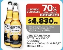 Corona - CERVEZA BLANCA