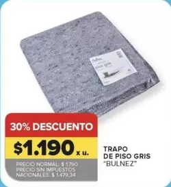 Bulnez - TRAPO DE PISO GRIS