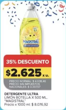 Magistral - DETERGENTE ULTRA LIMON