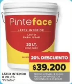 X$ - Látex Interior