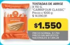X$ - TOSTADAS DE ARROZ