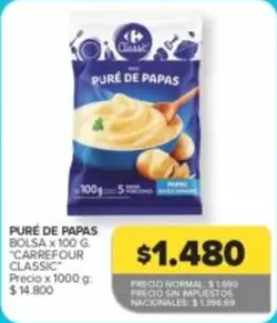 X$ - PURÉ DE PAPAS