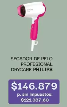 Philips - SECADOR DE PELO DRYCARE