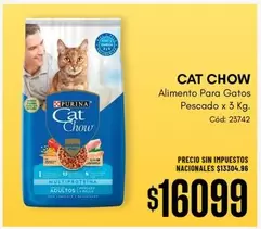 Cat Chow - Alimento Para Gatos Pescado x 3 Kg. Cód: 23742