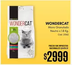 X$ - Micro Granulado Neutro x 1.8 Kg. Cód: 23162