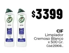 Cif - Limpiador Cremoso Blanco