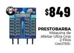 Gillette - Máquina de Afeitar Ultra Grip 2 Filos Cód:27305