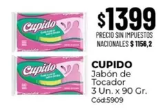 Cupido - Jabón de Tocador 3 Un. x 90 Gr. Cód:5909