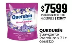 Querubin - Suavizante Premium x 3 Lt.