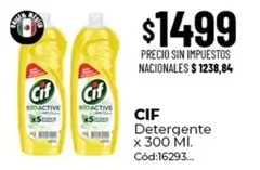 Cif - Detergente x 300 Ml.