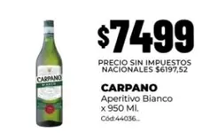 Carpano - Aperitivo Bianco
