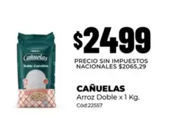 cañuelas - Arroz Doble x 1 Kg. C ext{ó}d:22557