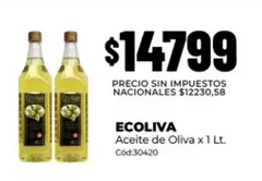 Ecoliva - Aceite de Oliva x 1 Lt. Cód:30420