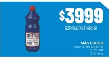 Mas - Alcohol de Quemar