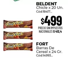 Beldent - Barras De Cereal x 24 Gr. Cód:14993