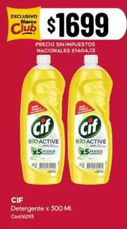 Cif - Detergente x 300 ML