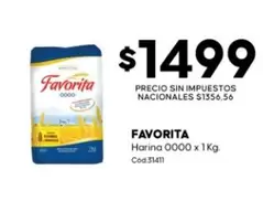 Favorita - Harina 0000 x 1Kg