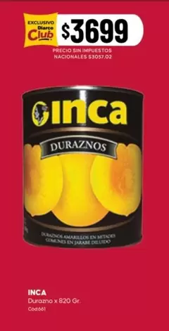 Inca - Duraznos