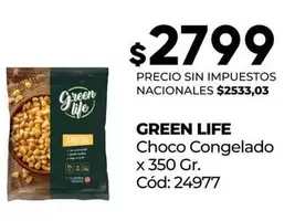 Green Life - Choco Congelado
