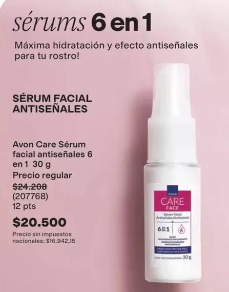 Máxima - Sérum facial antiseñales 6 en 1