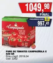 La Campagnola - PURE DE TOMATES