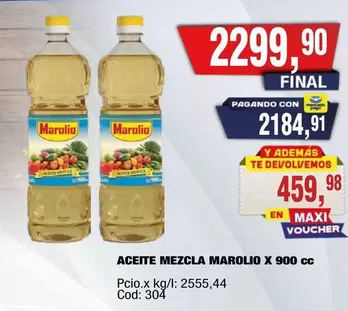 Marolio - ACEITE MEZCLA MAROLIO X 900 CC