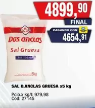 Dos Anclas - SAL D.ANCLAS GRUESA x5 kg