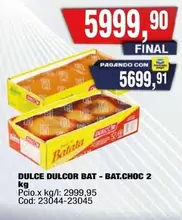 Dulcor - DULCE DULCOR BAT - BAT.CHOC 2 kg