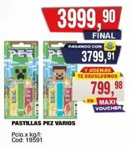 pez - PASTILLAS PEZ VARIOS