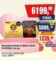 Bon o Bon - BOMBON BON O BOM SUPREM 144 gr