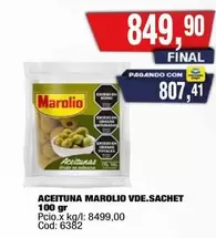 Marolio - ACEITUNA VDE.SACHET