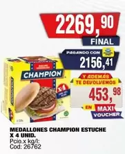 Champion - Medallones ESTUCHE