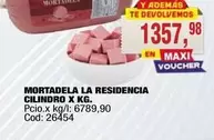 X$ - MORTADELA CILINDRO X KG.