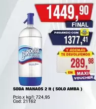 Manaos - SODA MANAOS 2 lt