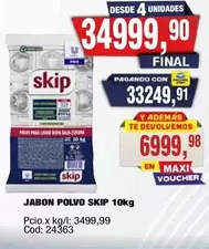 Skip - JABON POLVO SKIP 10kg