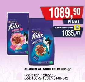 felix - AL.ANIM AL.ANIM FELIX x85 gr
