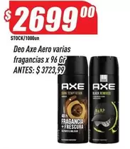 Axe - Deo  Aero varias fragancias