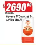Off - Repelente Crema