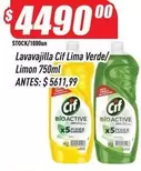 Cif - Lavavajilla Lima Verde/Limon