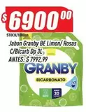 Granby - Jabón  BE Limon/Rosas C/Bicarb Dp 3L