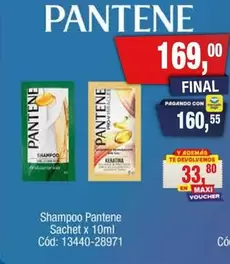 Pantene - Shampoo Sachet x 10ml Cód: 13440-28971