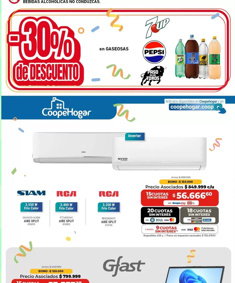 Coop - Aire Acondicionado Split