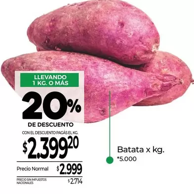 X$ - Batata