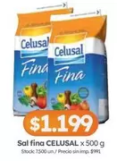 Celusal - Sal fina