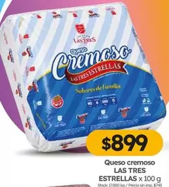 Las Tres - Queso cremoso