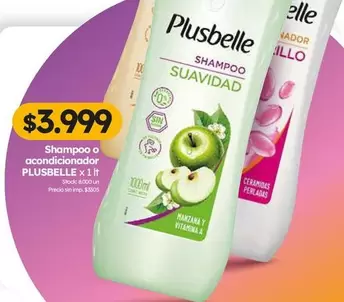 Plusbelle - Shampoo o acondicionador