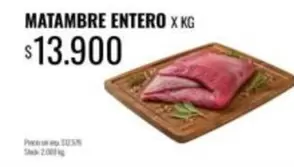 X$ - MATAMBRE ENTERO