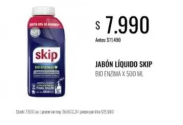 Skip - JABÓN LÍQUIDO BIO ENZIMA