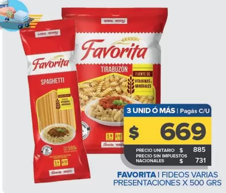 Favorita - Fideos
